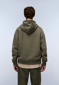 Braies French Terry Hoodie Green Tea Leaf - 6