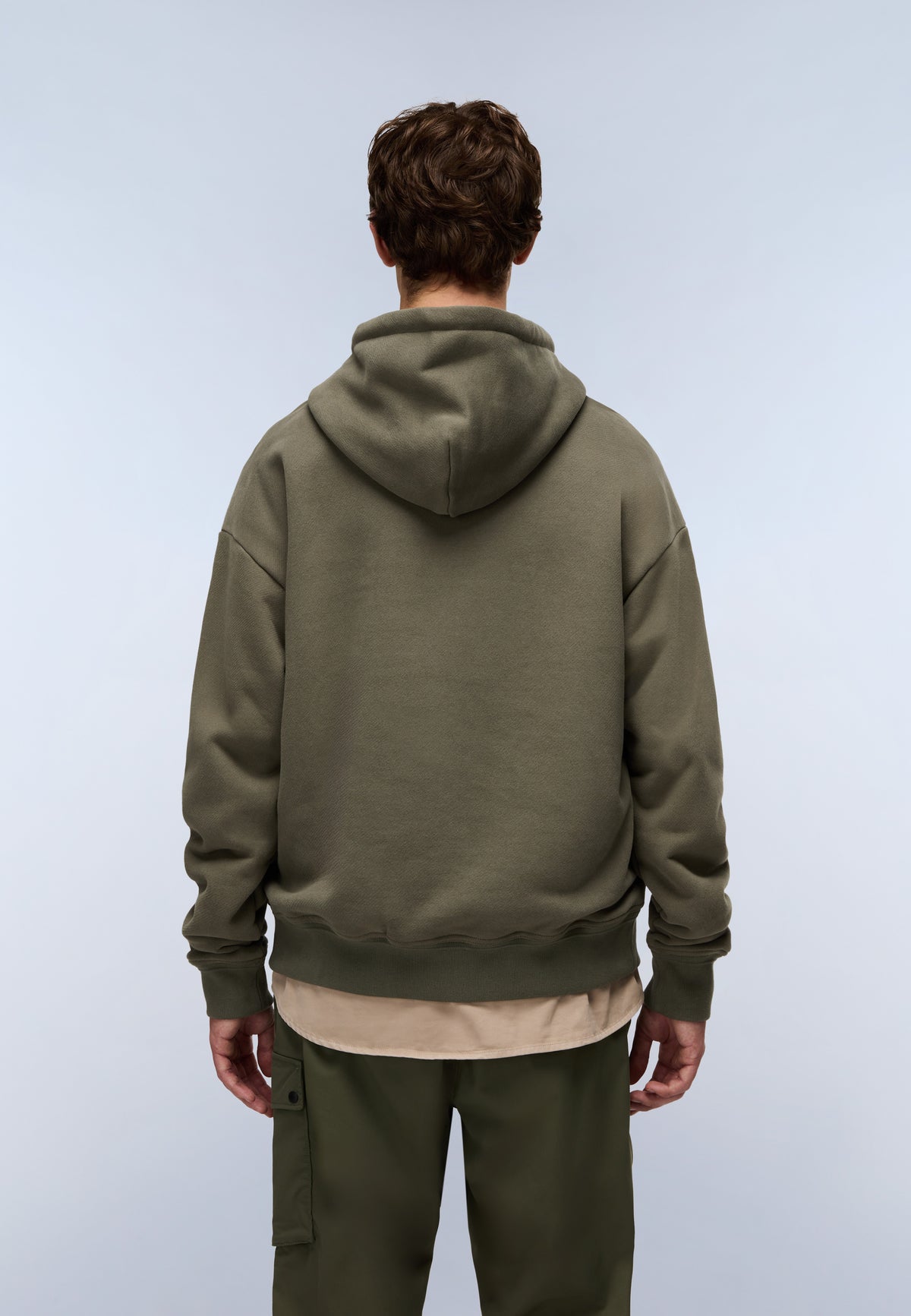 Braies French Terry Hoodie Green Tea Leaf - 6