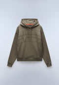 Braies French Terry Hoodie Green Tea Leaf - 1