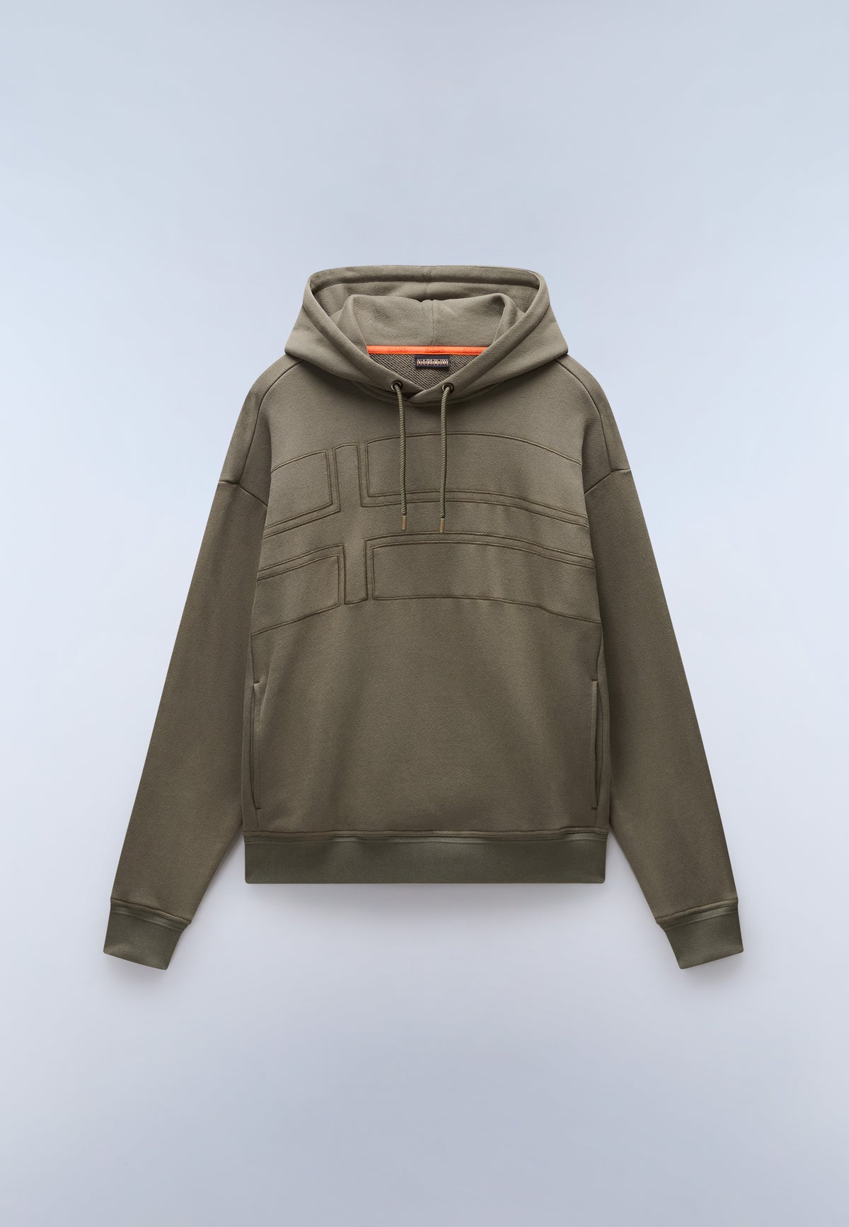Braies French Terry Hoodie Green Tea Leaf - 1