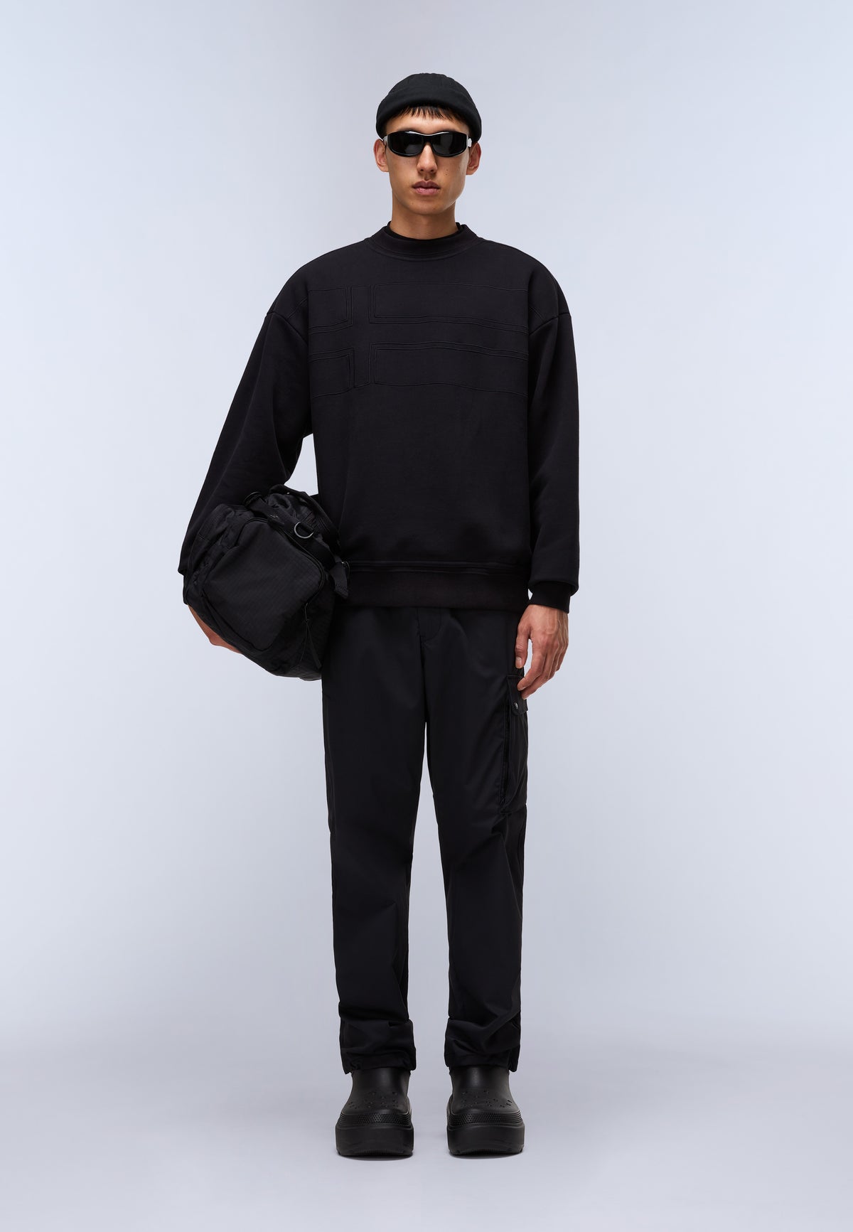 Braies French Terry Sweatshirt Black - 3