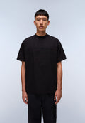 T-shirt a Maniche Corte Braies in Jersey Nero - 4