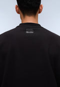 T-shirt a Maniche Corte Braies in Jersey Nero - 7