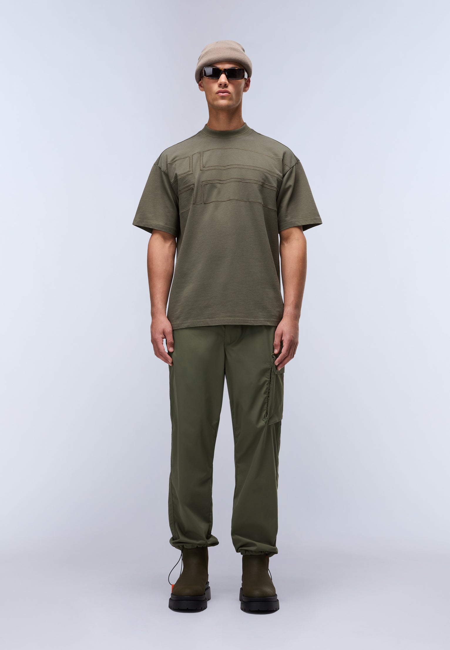 Kurzärmeliges Jersey-T-Shirt Braies 