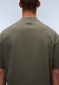T-shirt a Maniche Corte Braies in Jersey Verde Tea Leaf - 7