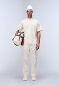 T-shirt a Maniche Corte Braies in Jersey Beige - 3