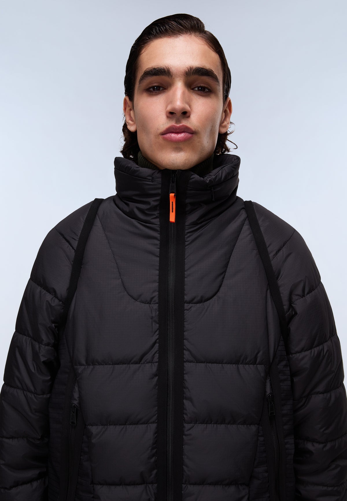 Chaqueta Acolchada Modular Biez Negro - 2