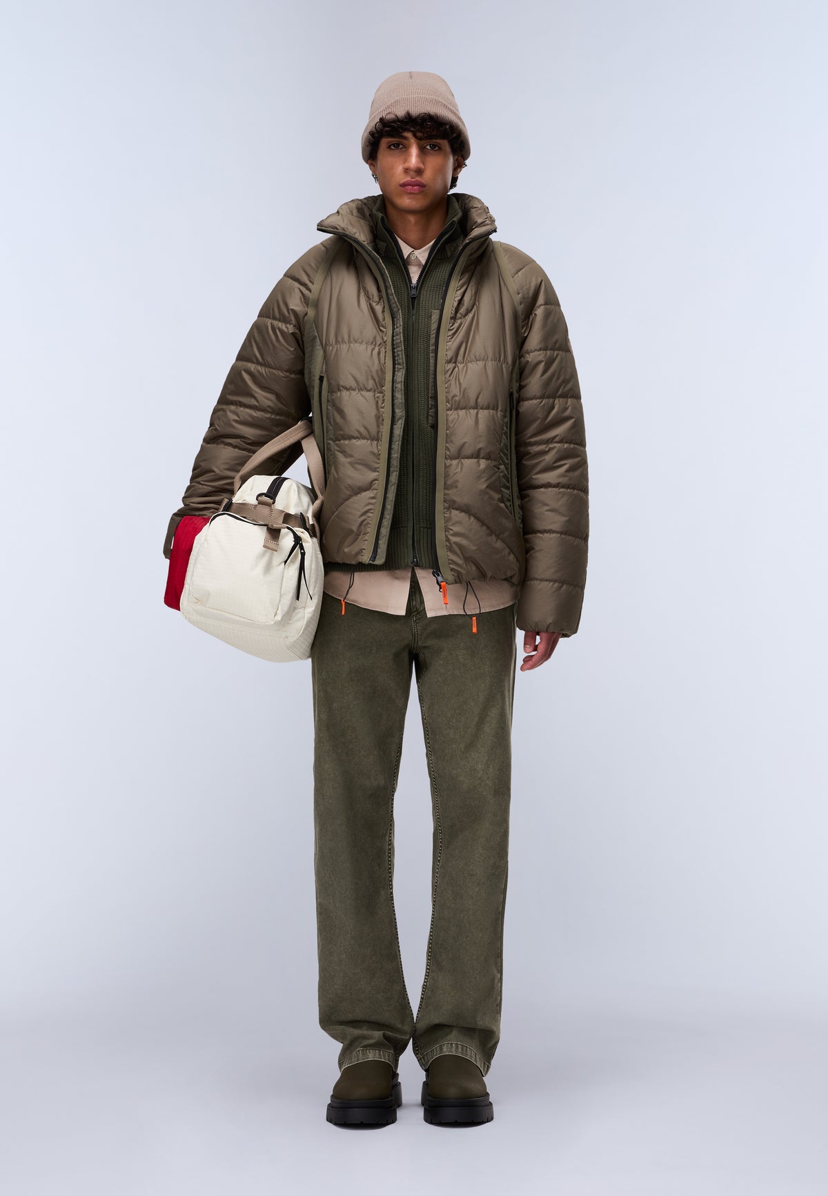 Chaqueta Acolchada Modular Biez Verde Tea Leaf - 3