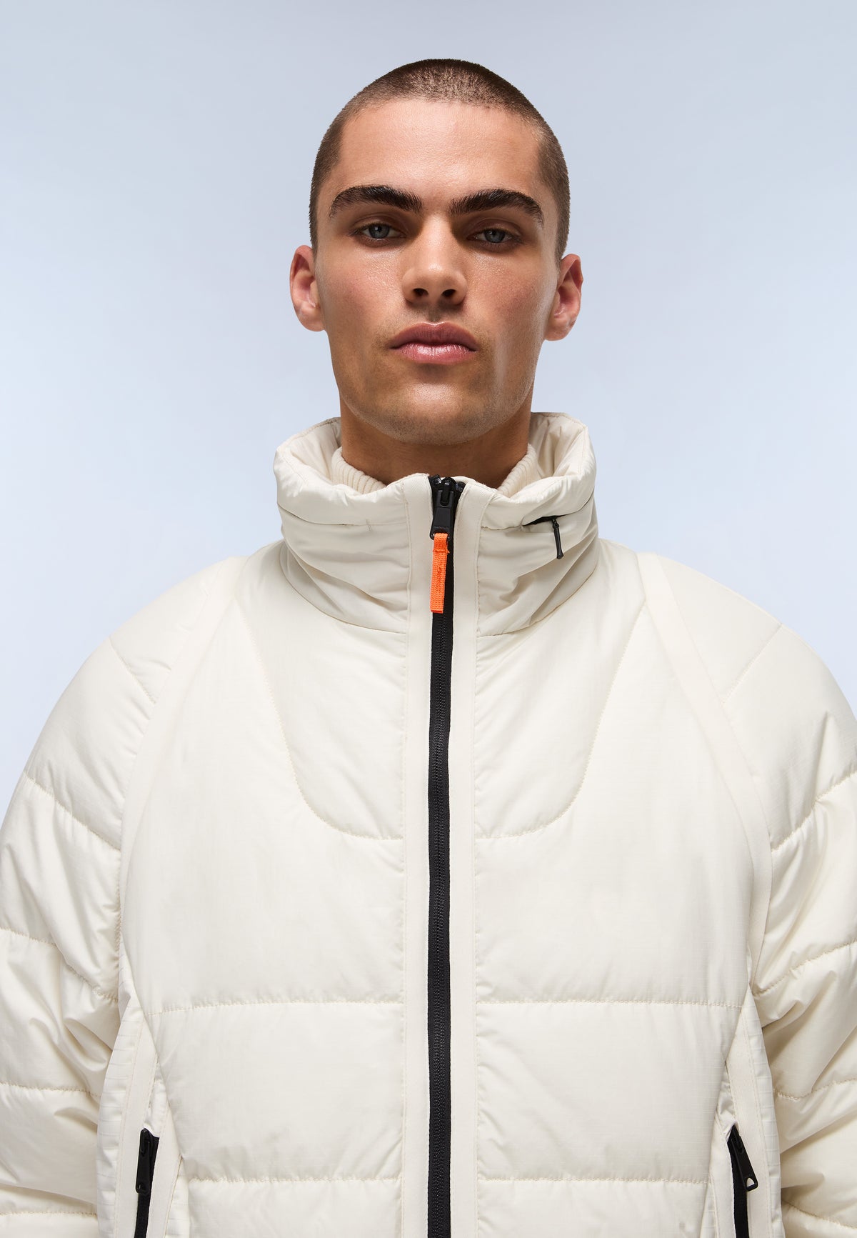 Chaqueta Acolchada Modular Biez Beige - 2