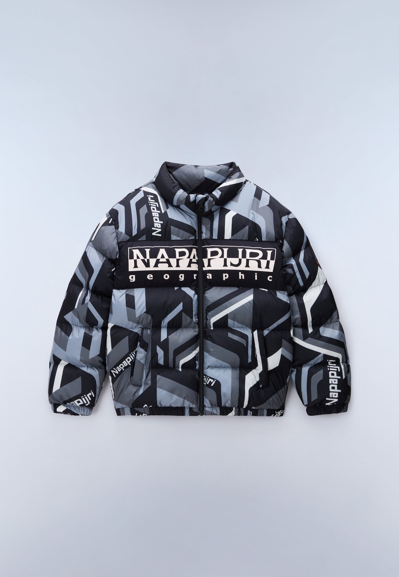 Primiero Print Puffer Jacket (4-16 Years) Black