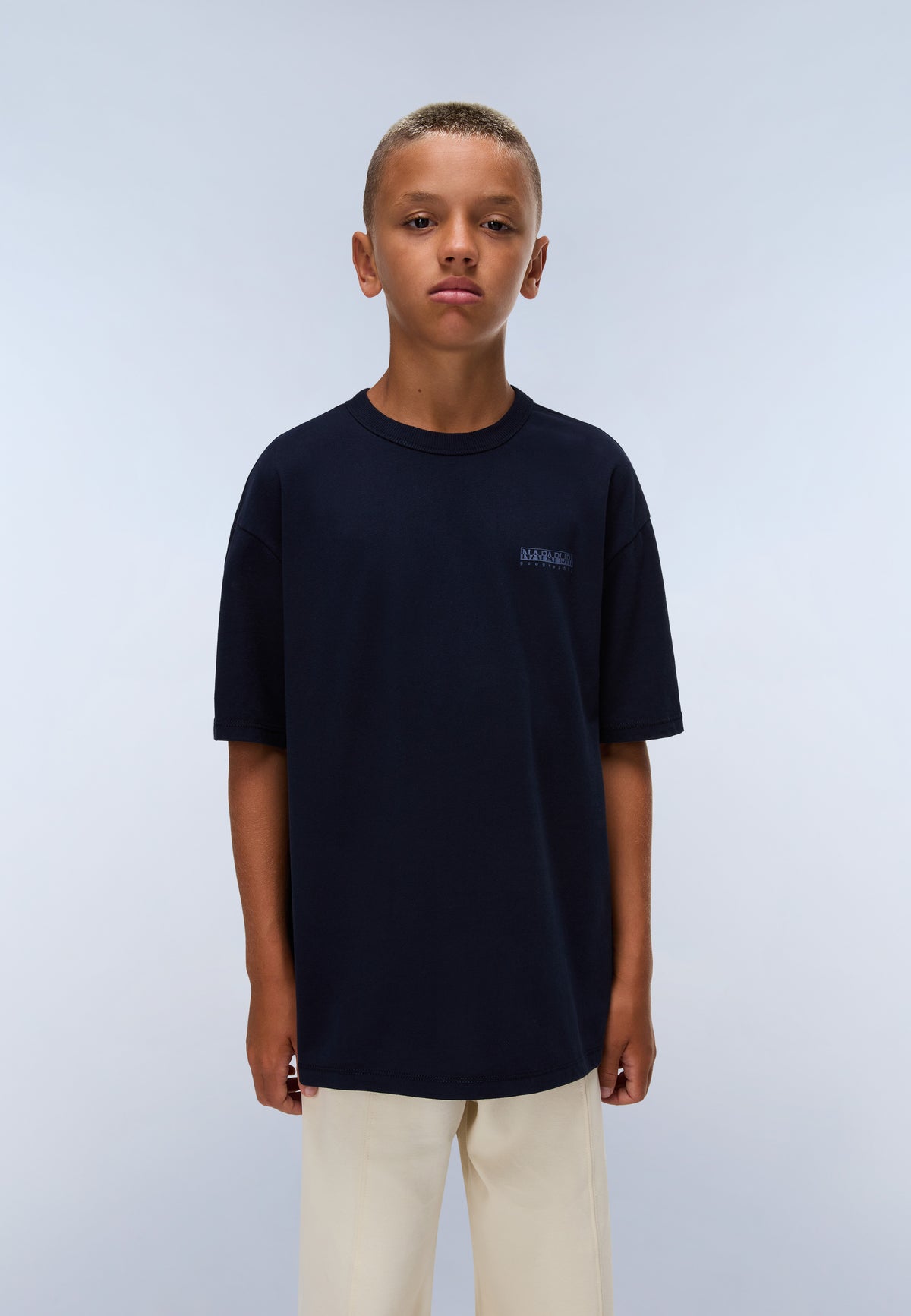 Ahr Jersey Short Sleeve T-Shirt (4-16 Years) Dark Blue - 2