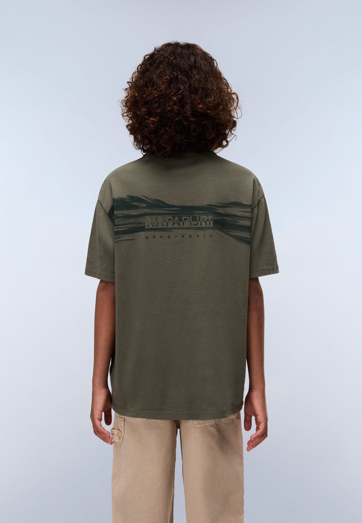 Ahr Jersey Short Sleeve T-Shirt (4-16 Years) Green Tea Leaf - 3