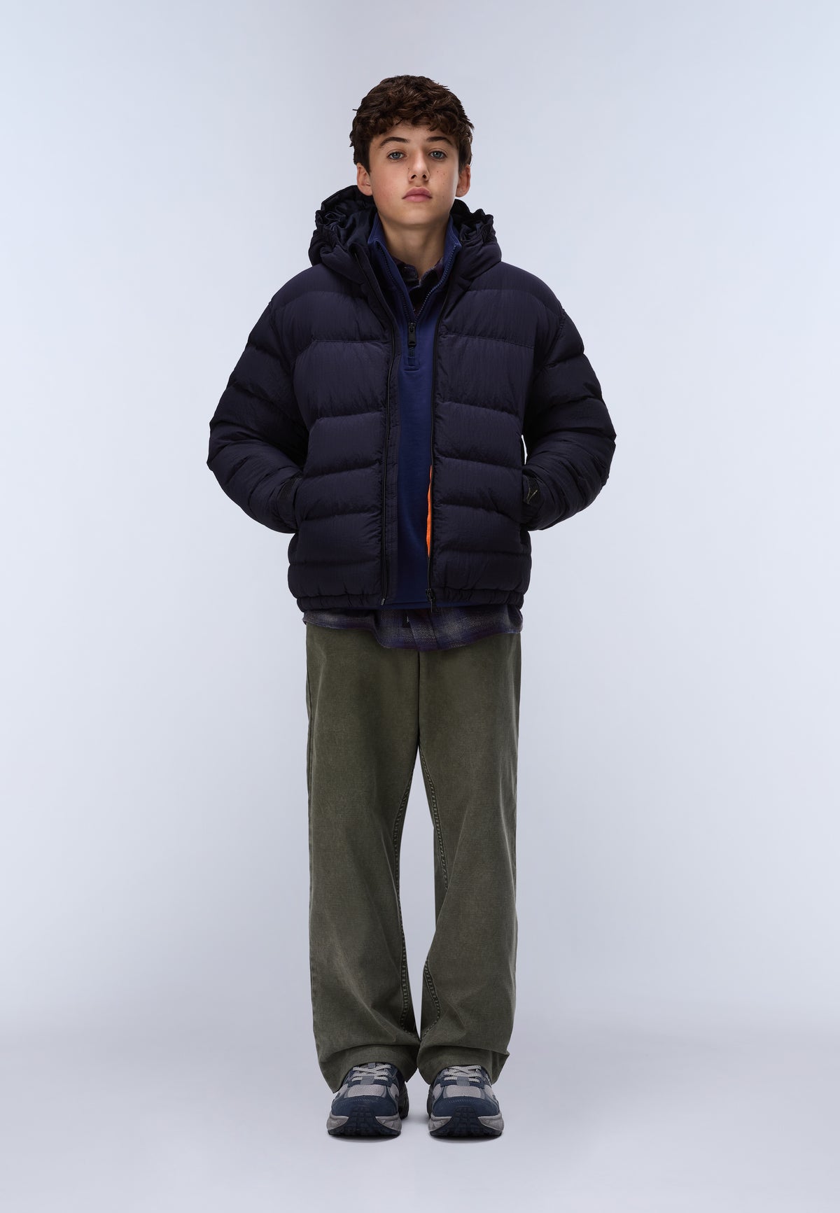 Terez Puffer Jacket (4-16 Years) Dark Blue - 2