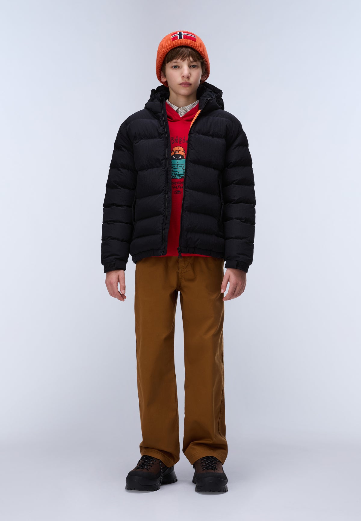 Terez Puffer Jacket (4-16 Years) Black - 2