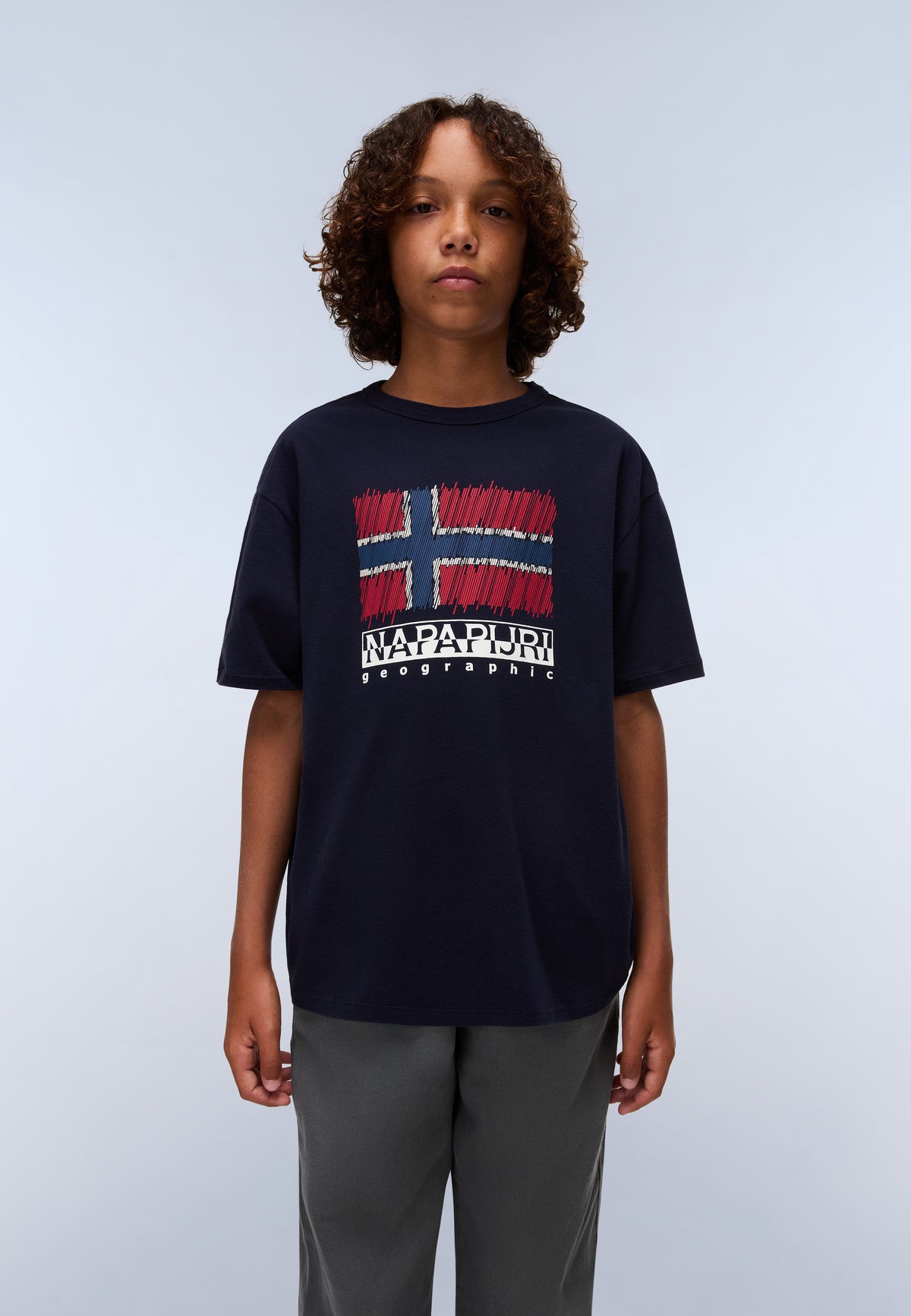 Kurzärmeliges Jersey-T-Shirt Adige (4-16 Jahre) Dark Blue - 3