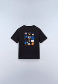 T-Shirt a Maniche Corte Adige in Jersey (4-16 ANNI) Nero F0X - 5