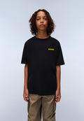 T-Shirt a Maniche Corte Adige in Jersey (4-16 ANNI) Nero F0X - 3