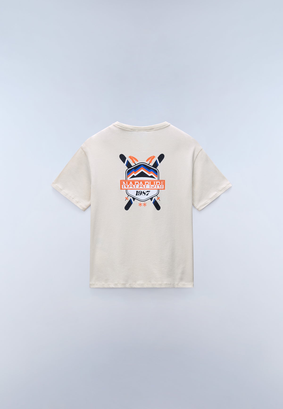 T-Shirt a Maniche Corte Adige in Jersey (4-16 ANNI) Bianco F0Y - 5