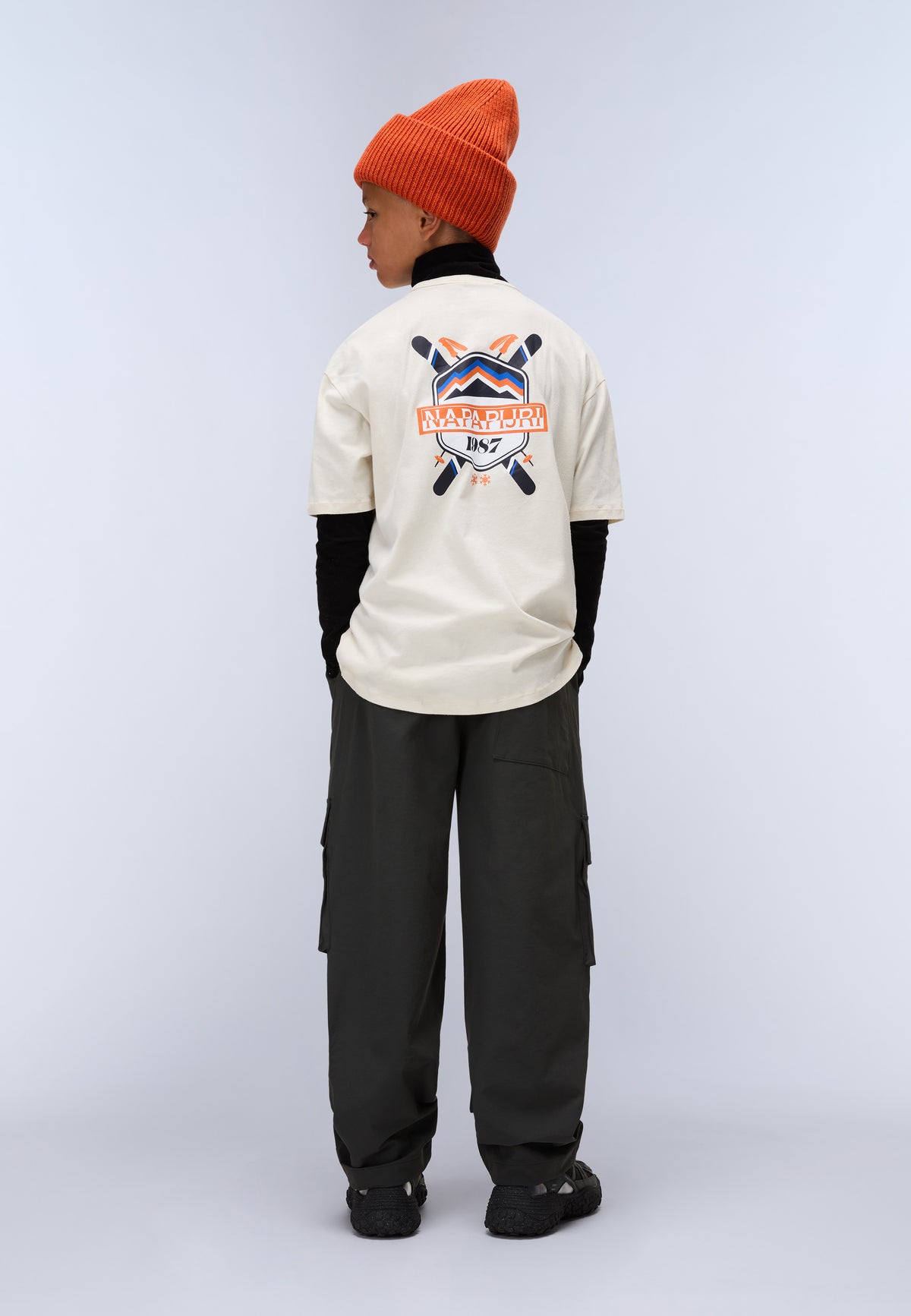 Kurzärmeliges Jersey-T-Shirt Adige (4-16 Jahre) Weiss F0Y - 2