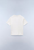 T-Shirt a Maniche Corte Adige in Jersey (4-16 ANNI) Bianco F0Z - 5