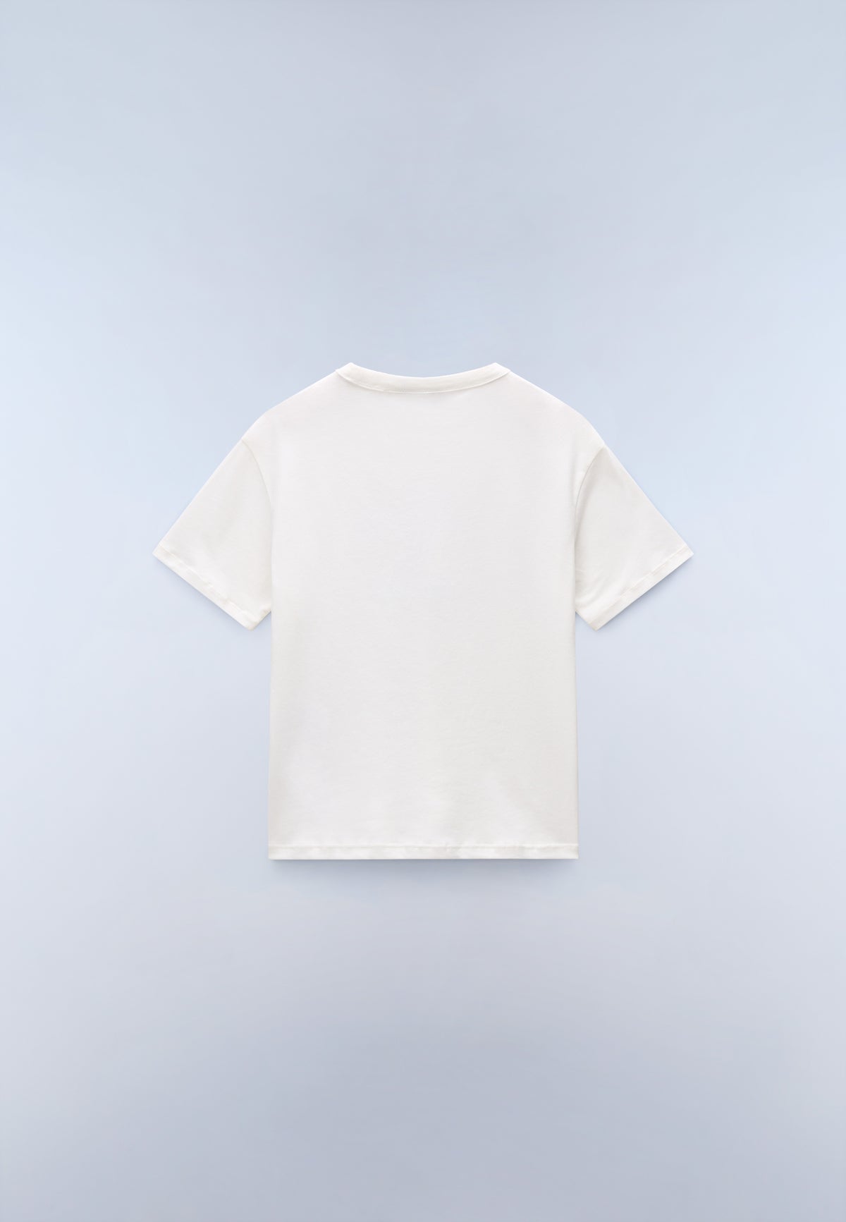 T-Shirt a Maniche Corte Adige in Jersey (4-16 ANNI) Bianco F0Z - 5