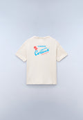 T-Shirt a Maniche Corte Adige in Jersey (4-16 ANNI) Beige - 5