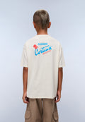 T-Shirt a Maniche Corte Adige in Jersey (4-16 ANNI) Beige - 4