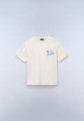 T-Shirt a Maniche Corte Adige in Jersey (4-16 ANNI) Beige - 1