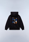 Kapuzenpullover Adige (4-16 Jahre) Schwarz F0X - 5