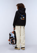 Kapuzenpullover Adige (4-16 Jahre) Schwarz F0X - 2