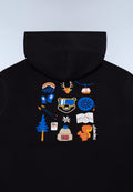 Kapuzenpullover Adige (4-16 Jahre) Schwarz F0X - 6
