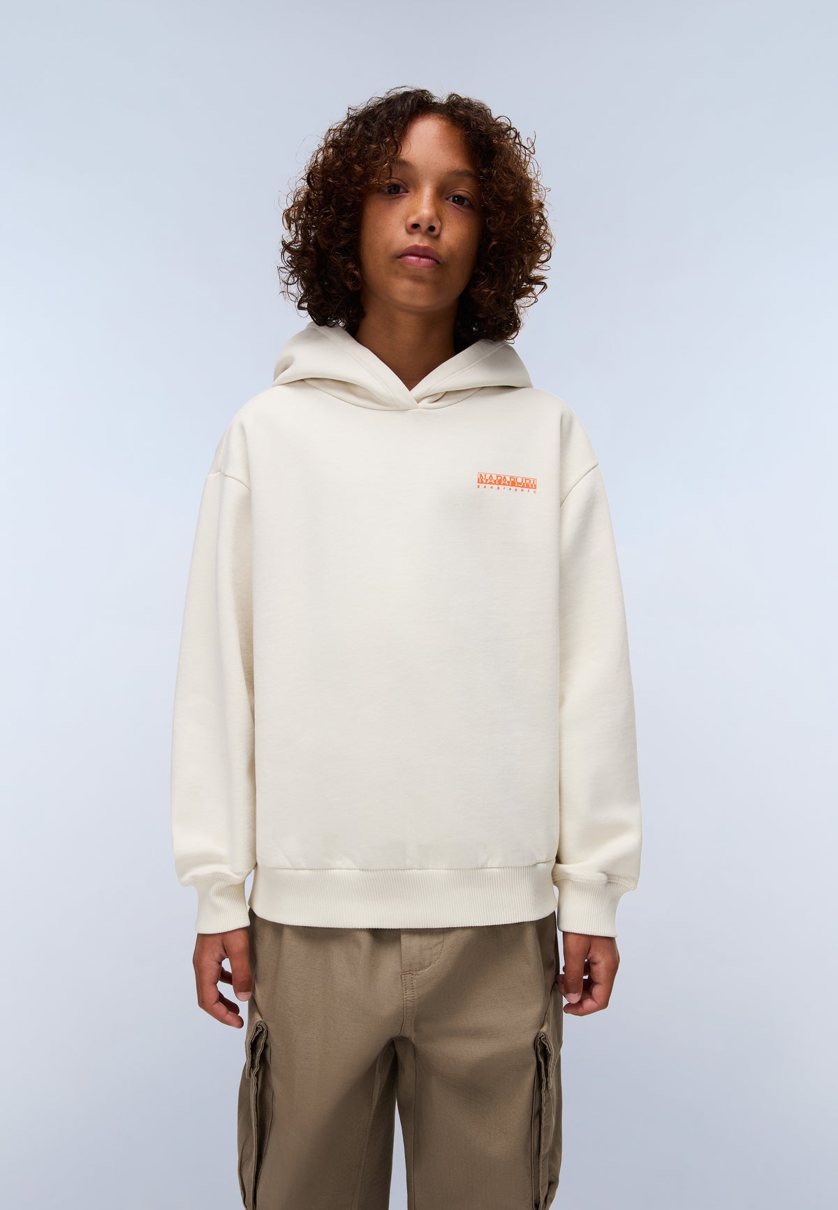Kapuzenpullover Adige (4-16 Jahre) Weiss F0Y - 3