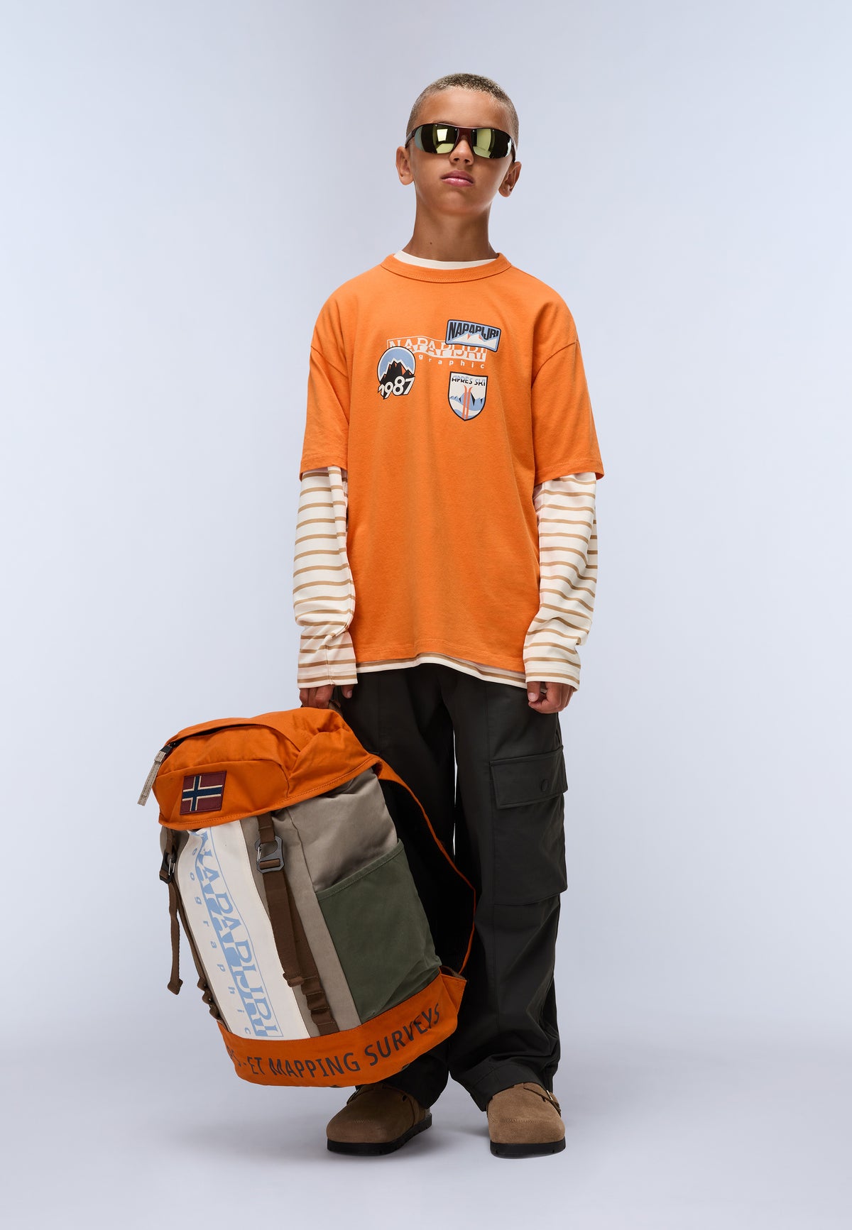 Primiero Jersey Short Sleeve T-Shirt (4-16 Years) Orange Pumpkin - 2