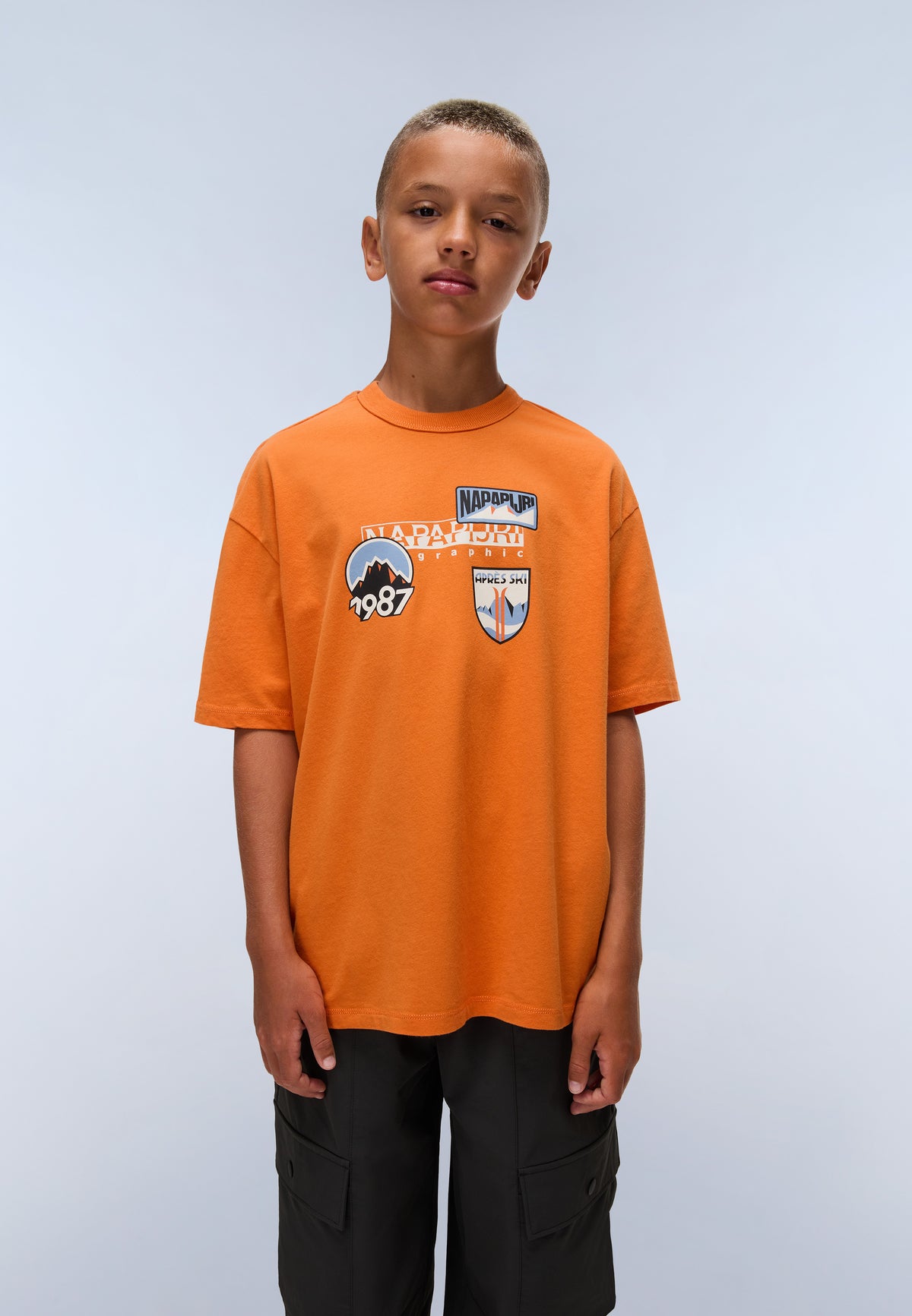 Primiero Jersey Short Sleeve T-Shirt (4-16 Years) Orange Pumpkin - 3
