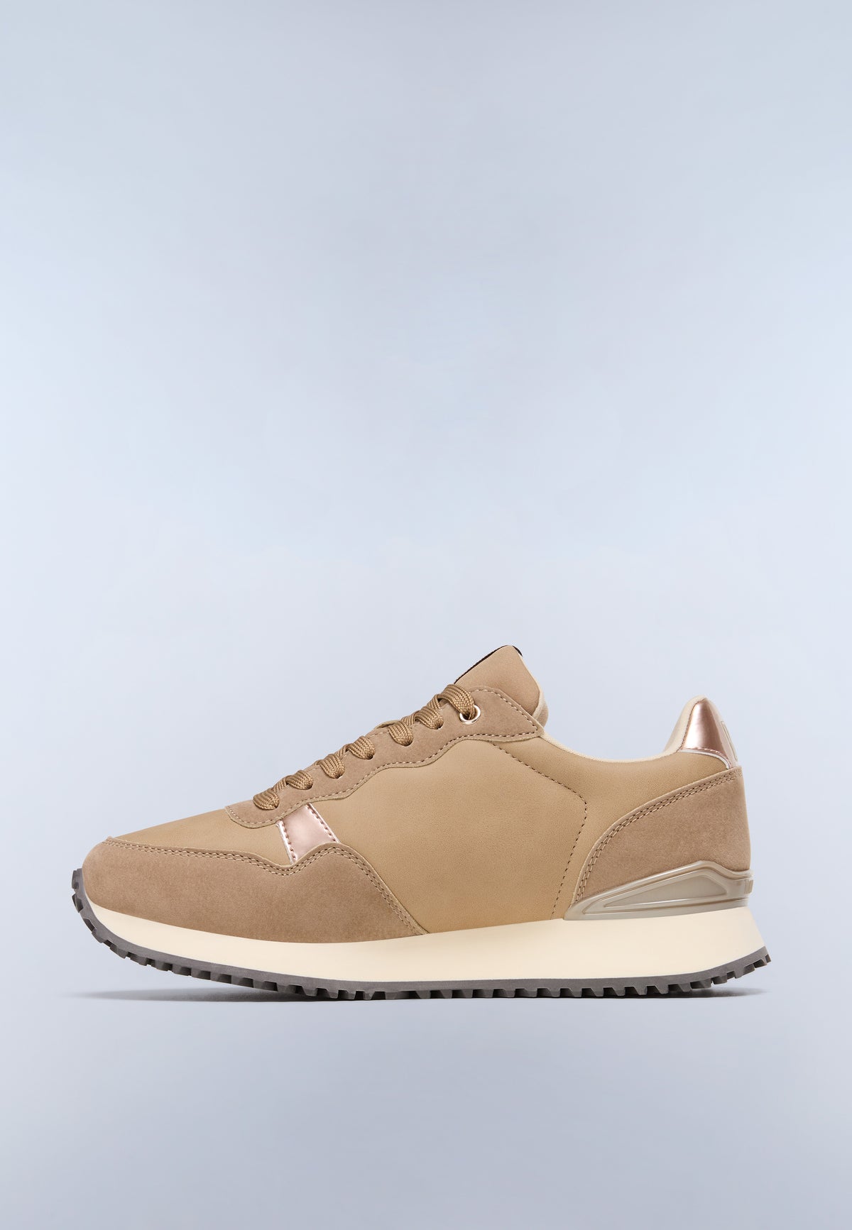 Astra Contrast Trainers Beige - 3