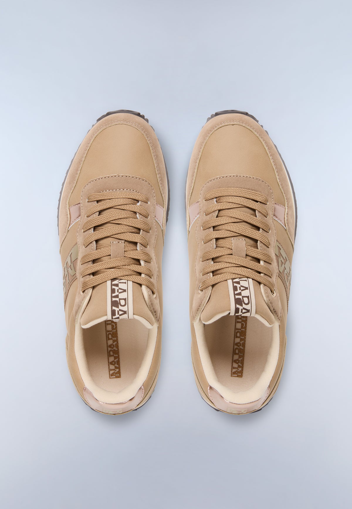 Astra Contrast Trainers Beige - 4