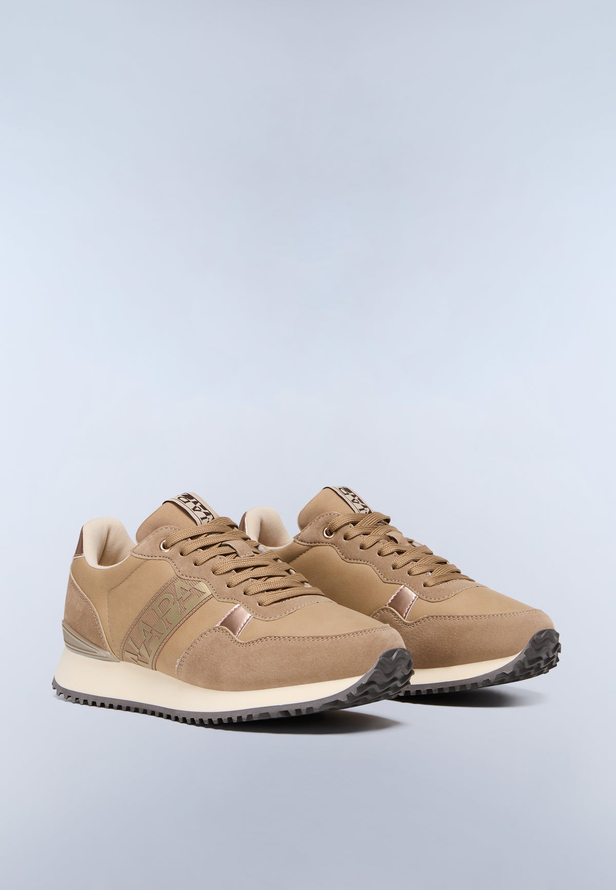 Astra Contrast Trainers Beige - 6