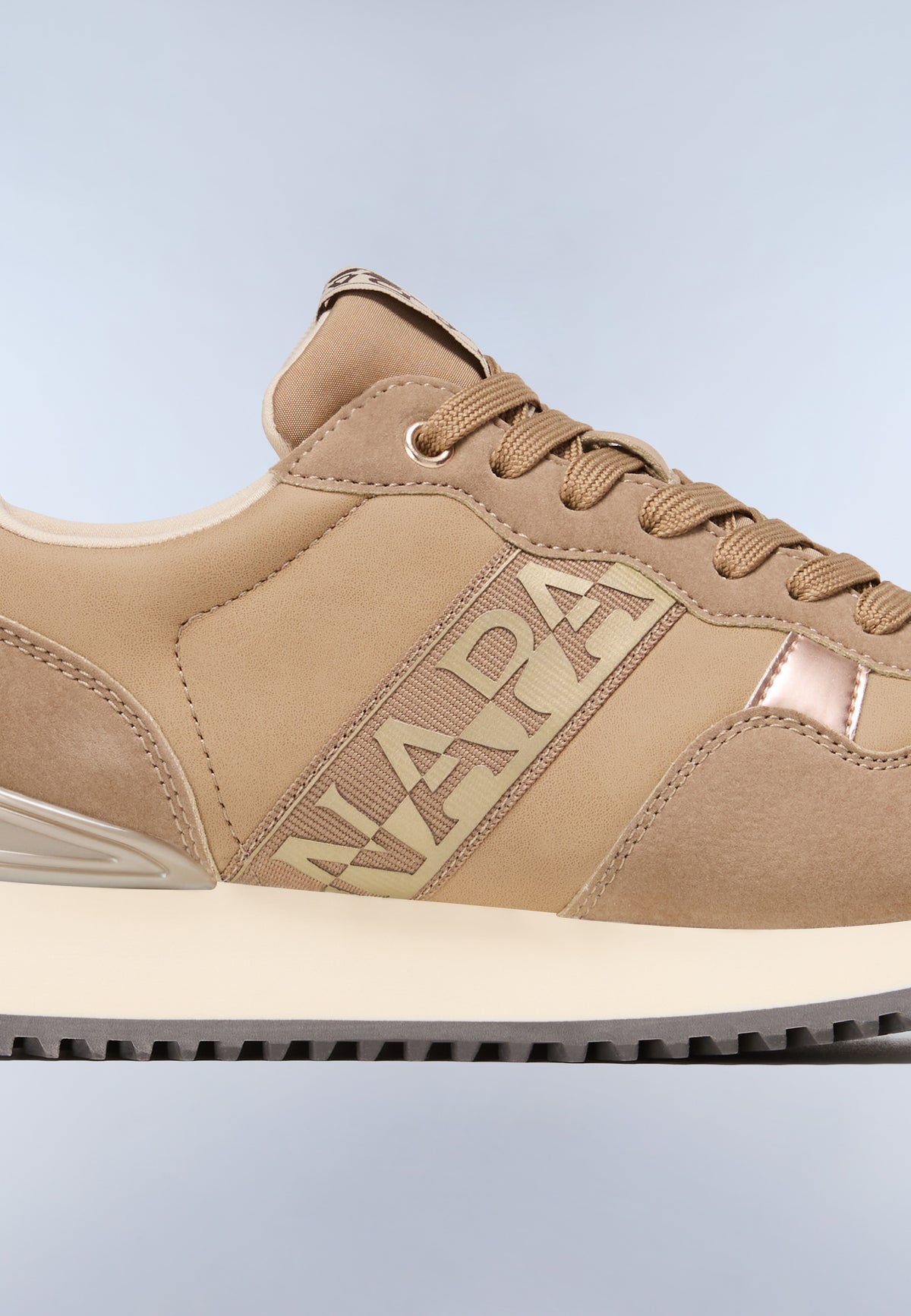 Astra Contrast Trainers Beige - 8