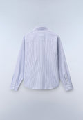 Camicia a Maniche Lunghe Terra Grigio Stripe 94S - 6