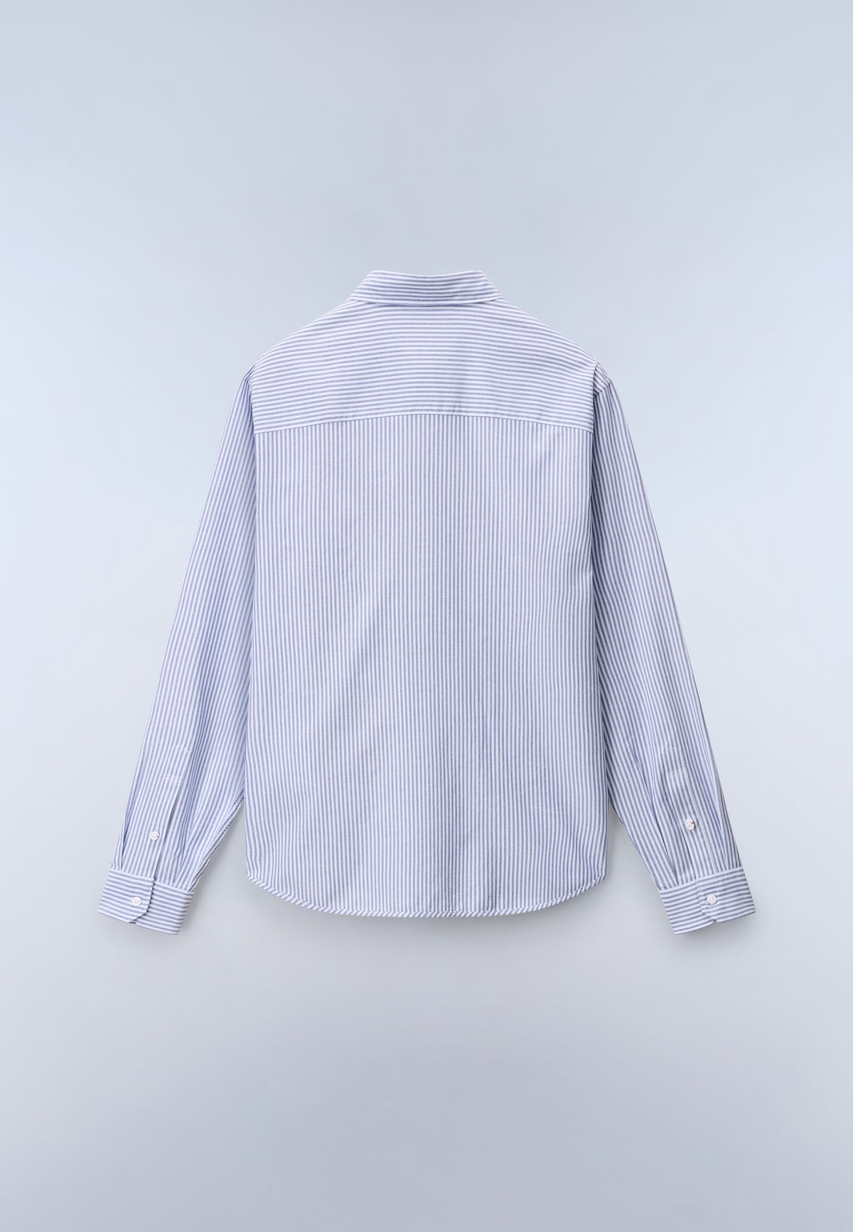 Camicia a Maniche Lunghe Terra Grigio Stripe 94S - 6