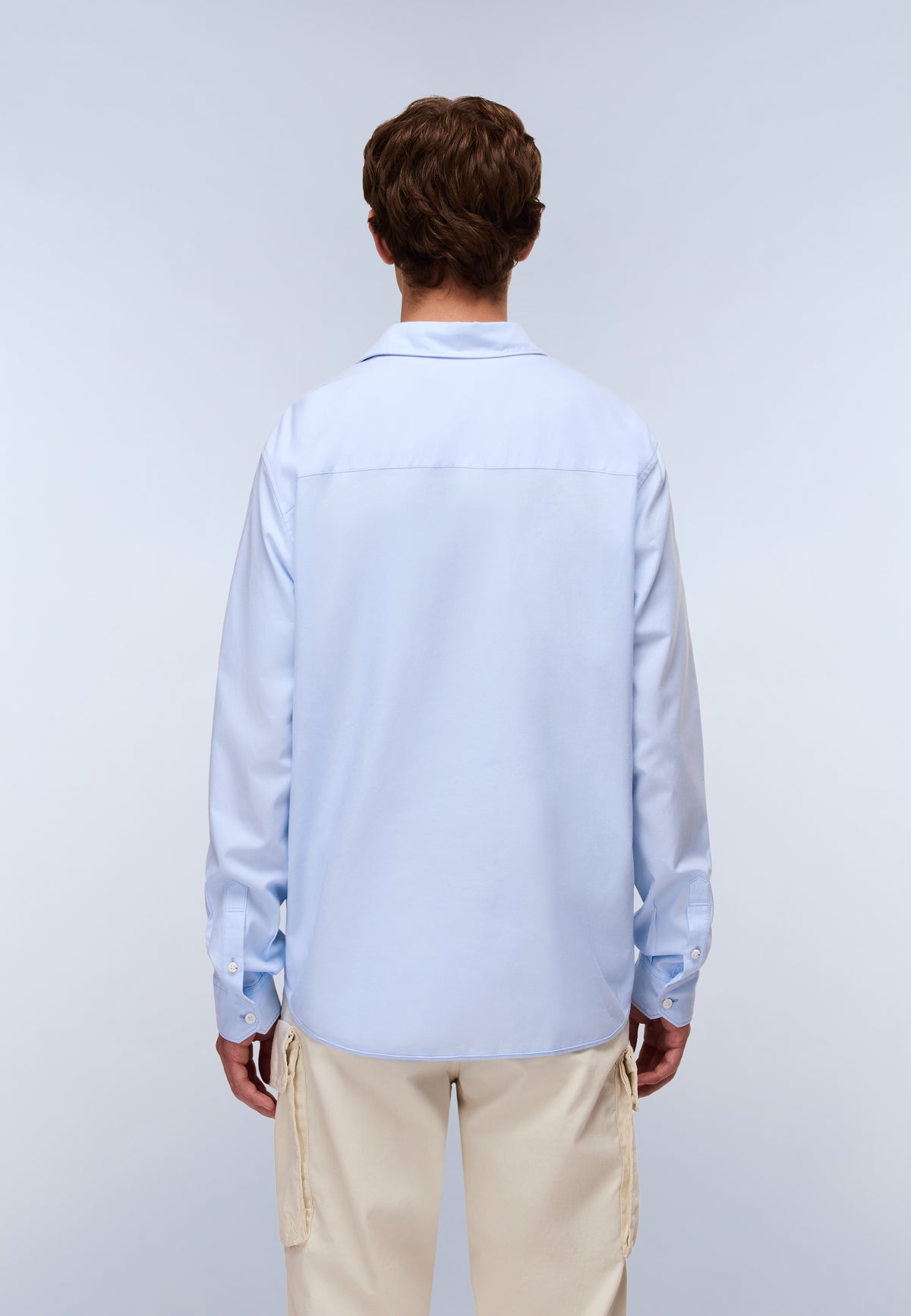 Camicia a Maniche Lunghe Terra Blu chiaro - 5