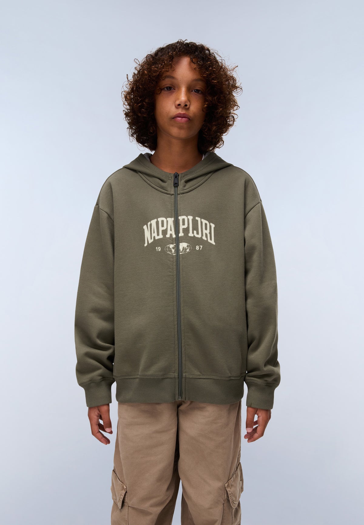 Inot Hoodie (4-16 jaar) Groen Tea Leaf - 3