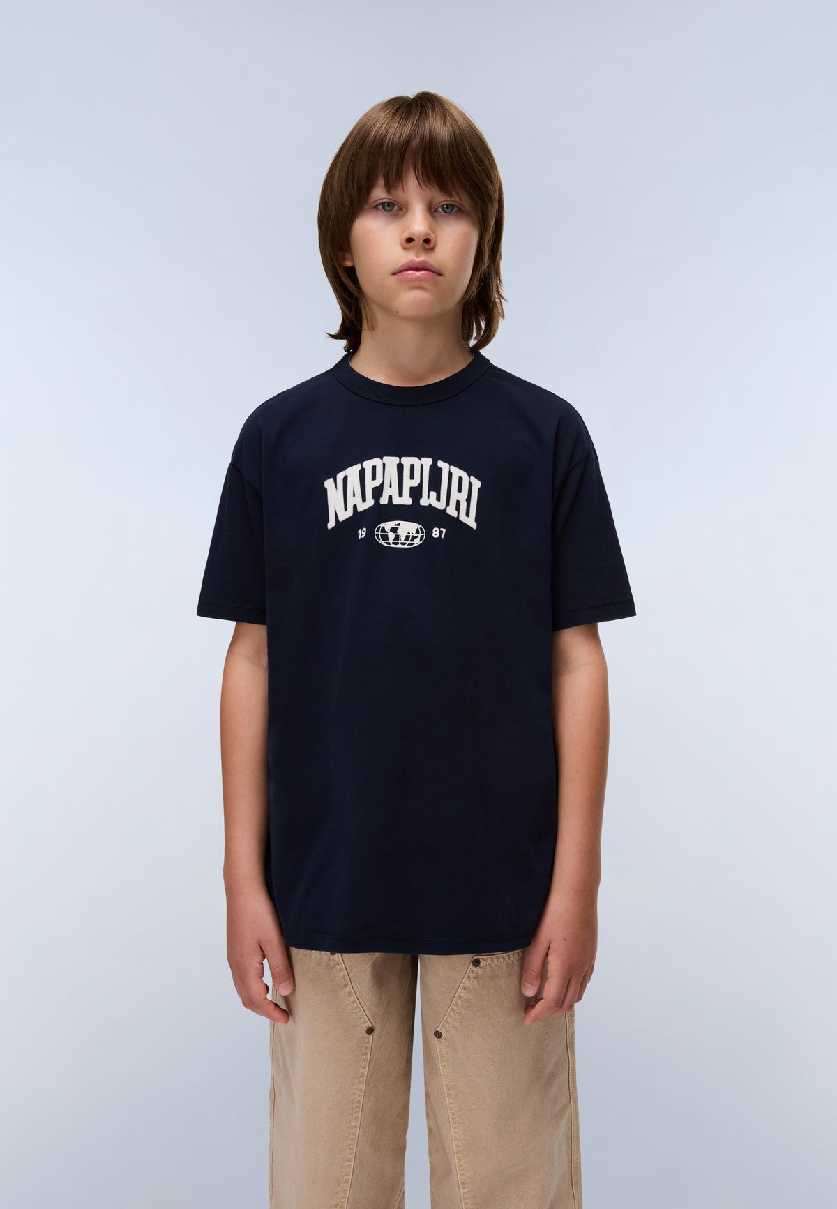 Inot Jersey Short Sleeve T-Shirt (4-16 Years) Dark Blue - 2