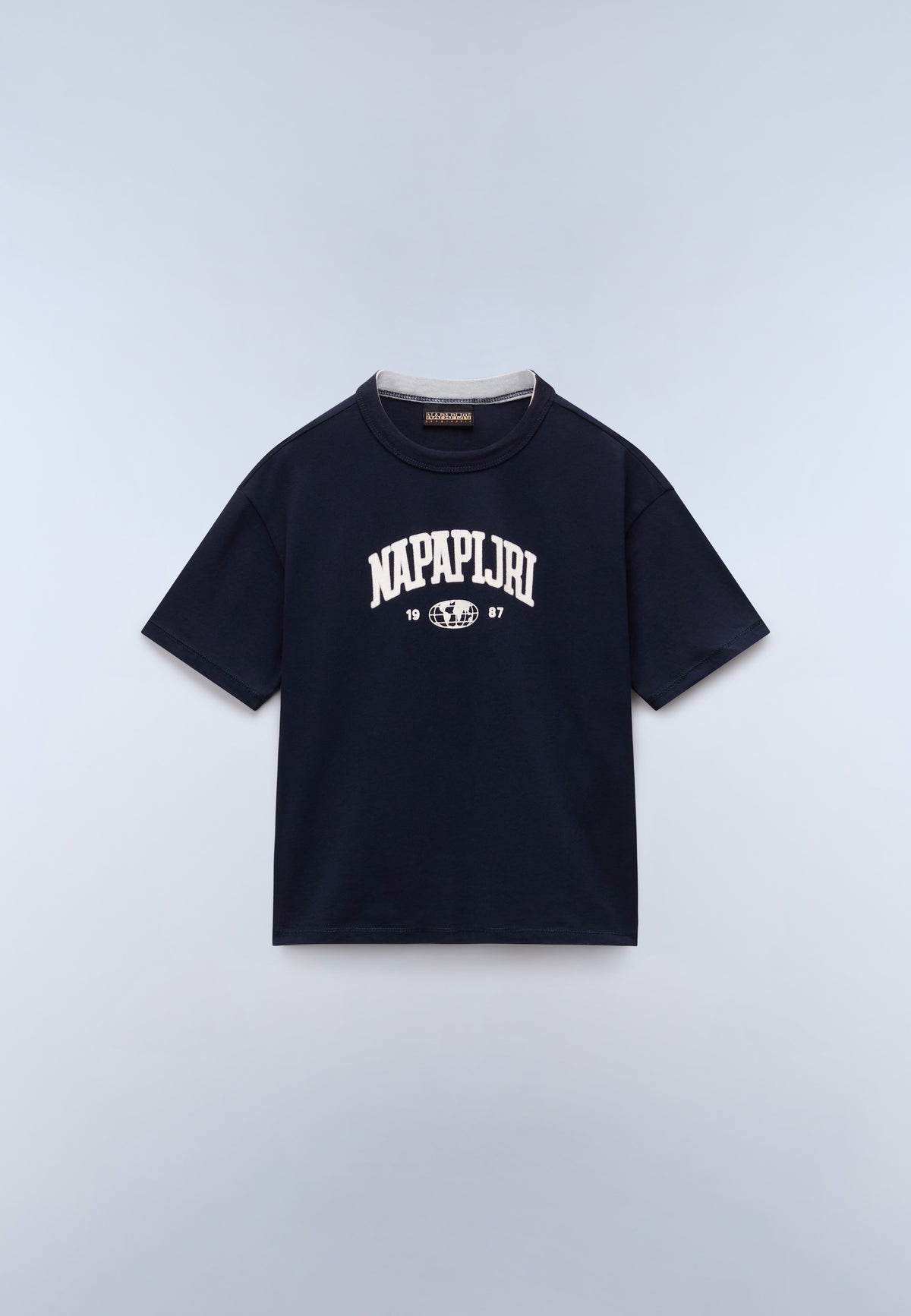 Inot Jersey Short Sleeve T-Shirt (4-16 Years) Dark Blue - 1