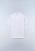 T-Shirt à Manches Courtes en Jersey Drapeau Blanc - 5