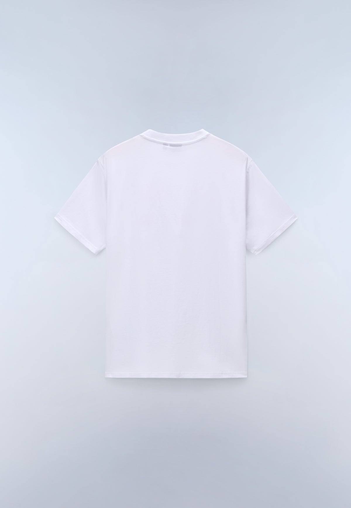 T-Shirt à Manches Courtes en Jersey Drapeau Blanc - 5