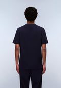 T-Shirt à Manches Courtes en Jersey Drapeau Dark Blue - 4