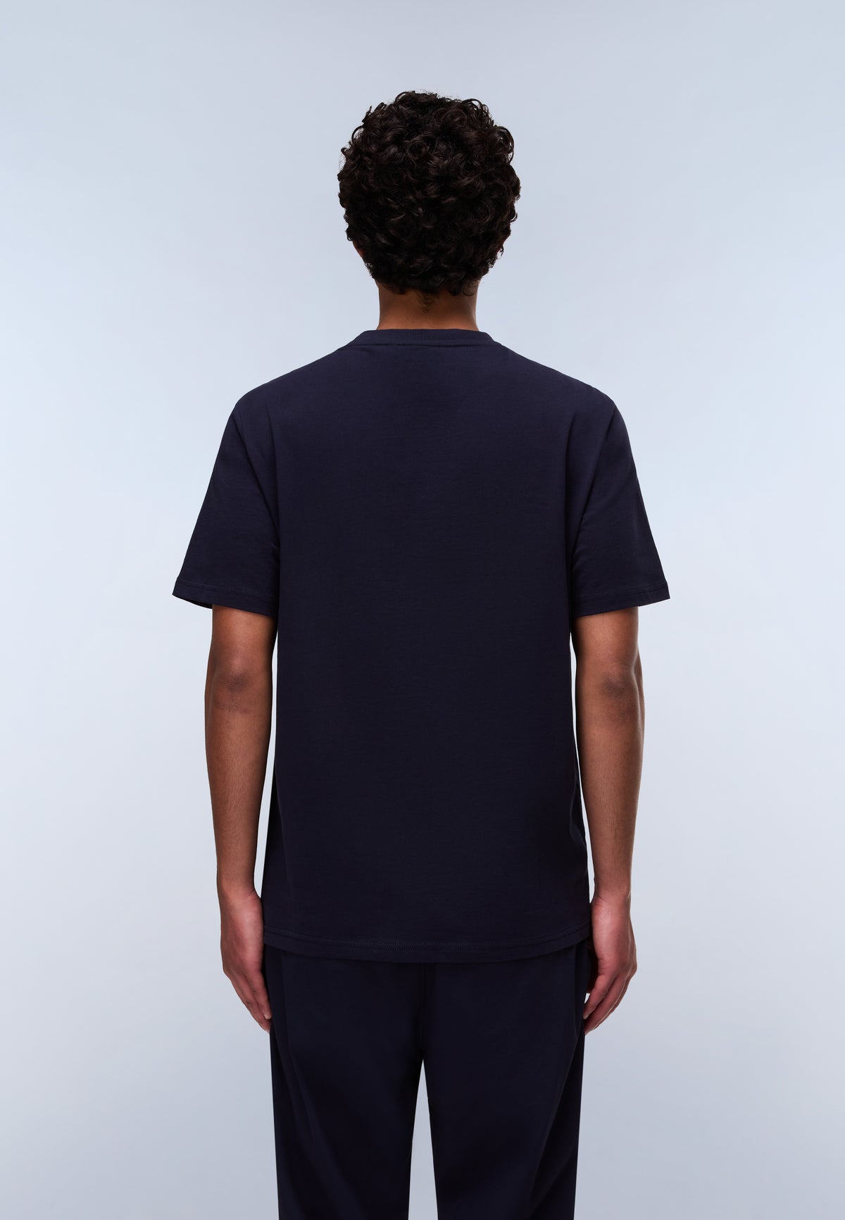 T-Shirt à Manches Courtes en Jersey Drapeau Dark Blue - 4
