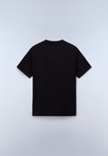 T-Shirt à Manches Courtes en Jersey Drapeau Noir - 5