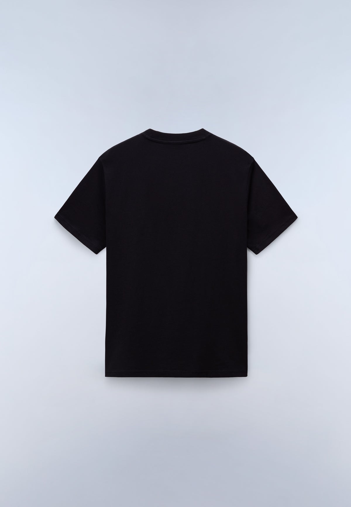 T-Shirt à Manches Courtes en Jersey Drapeau Noir - 5